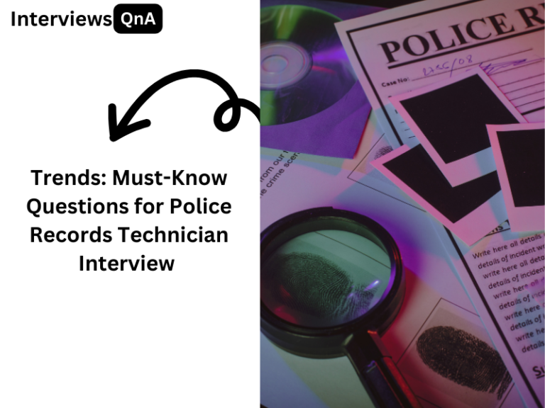 Police Records Technician Interview