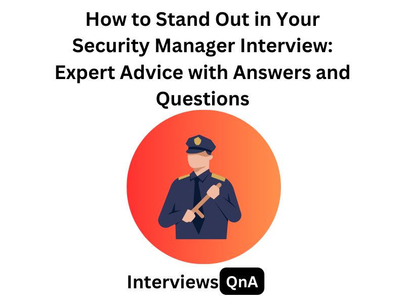 security manager interview