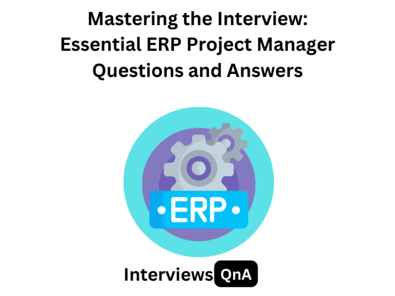 erp project manager interview