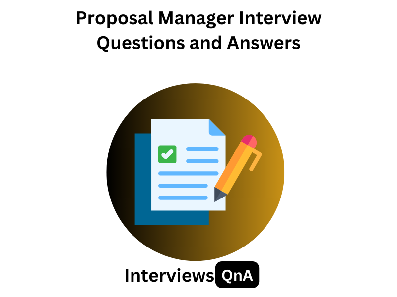 Proposal Manager Interview