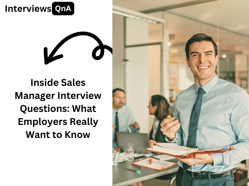 Inside Sales Manager Interview